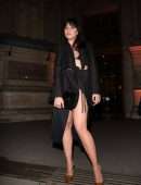 Daisy Lowe Leggy at London Fashion Week