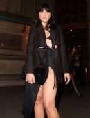 Daisy Lowe Leggy at London Fashion Week
