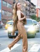Dove Cameron Pokies during a Photoshoot in NYC