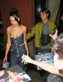 Dua Lipa Cleavage, Outside the Mercer Hotel in NYC