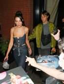 Dua Lipa Cleavage, Outside the Mercer Hotel in NYC
