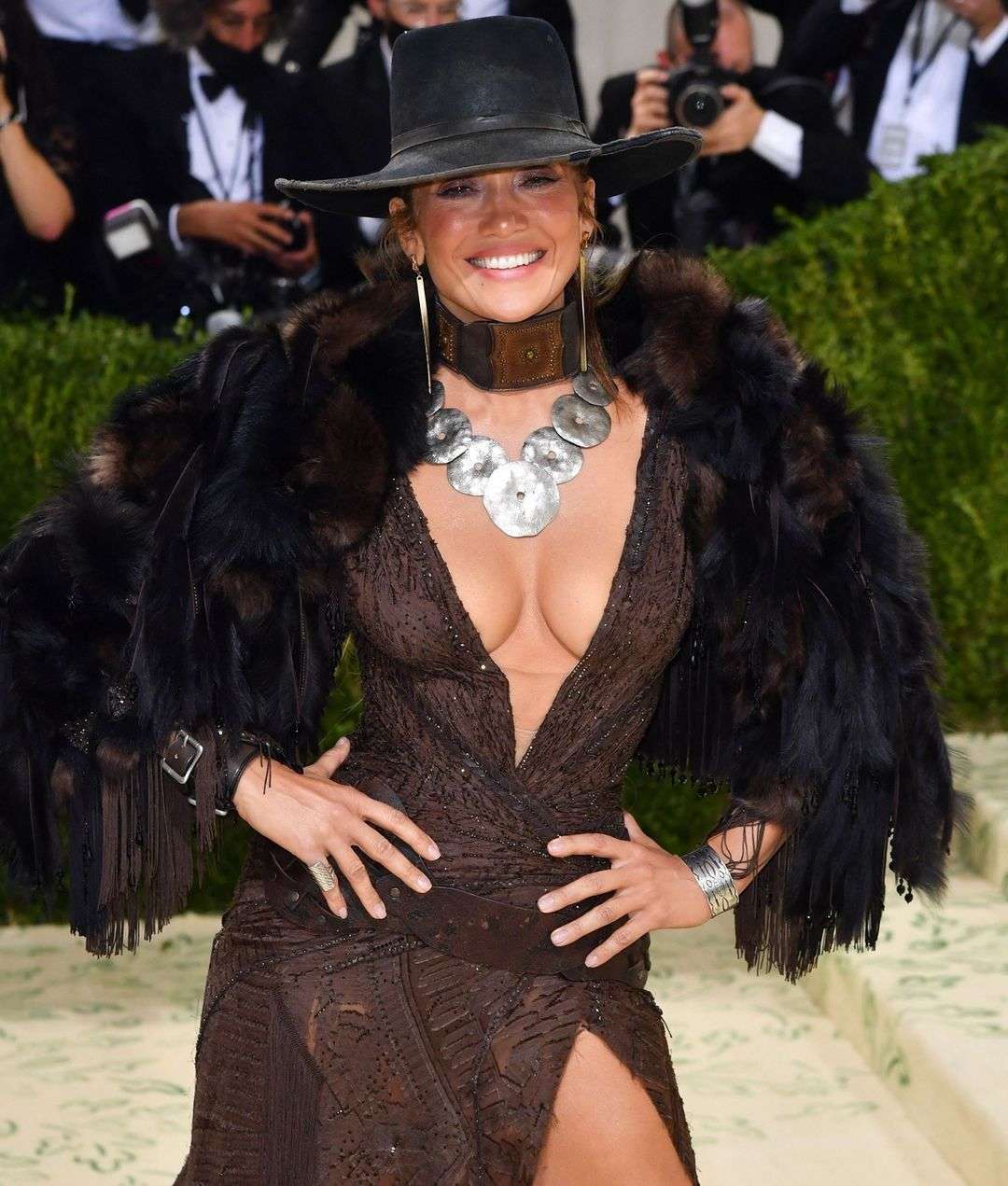 Jennifer Lopez at 2021 Met Gala in NYC