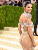Kendall Jenner Booty in a See-Through Dress at 2021 Met Gala in New York