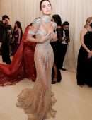 Kendall Jenner Booty in a See-Through Dress at 2021 Met Gala in New York