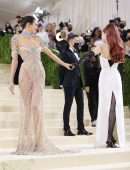 Kendall Jenner Booty in a See-Through Dress at 2021 Met Gala in New York