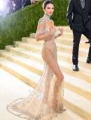 Kendall Jenner Booty in a See-Through Dress at 2021 Met Gala in New York