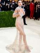 Kendall Jenner Booty in a See-Through Dress at 2021 Met Gala in New York