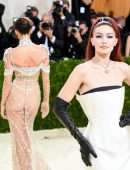 Kendall Jenner Booty in a See-Through Dress at 2021 Met Gala in New York