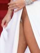 Kimberley Garner Upskirt at “No Time To Die” Premiere in London