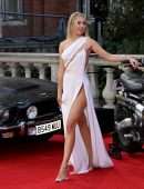 Kimberley Garner Upskirt at “No Time To Die” Premiere in London
