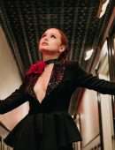 Madelaine Petsch Booty and Cleavage in Chelsea Lauren NYFW Photo Diary