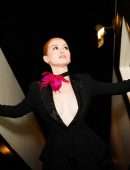 Madelaine Petsch Booty and Cleavage in Chelsea Lauren NYFW Photo Diary