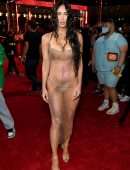 Megan Fox in a See-Through Dress at 2021 MTV Video Music Awards in New York