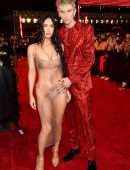 Megan Fox in a See-Through Dress at 2021 MTV Video Music Awards in New York