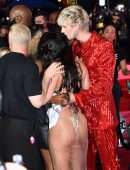 Megan Fox in a See-Through Dress at 2021 MTV Video Music Awards in New York
