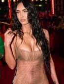 Megan Fox in a See-Through Dress at 2021 MTV Video Music Awards in New York