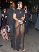 Rihanna Booty in Tiny Thong Panties at Met Gala After Party in New York