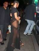 Rihanna Booty in Tiny Thong Panties at Met Gala After Party in New York