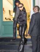 Rihanna Pokies in a Sheer Top, Out in New York