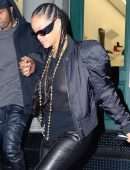 Rihanna Pokies in a Sheer Top, Out in New York