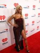 Saweetie Leggy at 2021 iHeartRadio Music Festival in Las Vegas