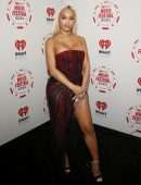 Saweetie Leggy at 2021 iHeartRadio Music Festival in Las Vegas
