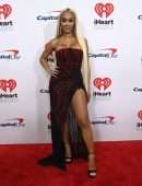 Saweetie Leggy at 2021 iHeartRadio Music Festival in Las Vegas