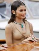 Zendaya Coleman Gorgeous in a Pretty Dress at “Dune” Premiere in Venice