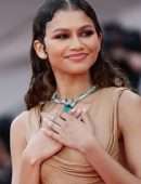Zendaya Coleman Gorgeous in a Pretty Dress at “Dune” Premiere in Venice