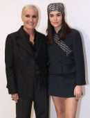 Zoey Deutch Leggy at Dior Womenswear S/S 2022 Show at Paris Fashion Week