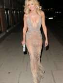 Ashley Roberts Leaving The Court Private Members Club in London