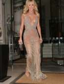 Ashley Roberts Leaving The Court Private Members Club in London