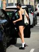 Bella Hadid Leggy, Out in NYC