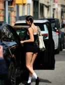 Bella Hadid Leggy, Out in NYC