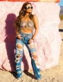Chanel West Coast in a Sheer See-Through Top
