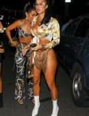 Draya Michele Booty in Skimpy Outfit at Goya Studios Sound Stage in Los Angeles