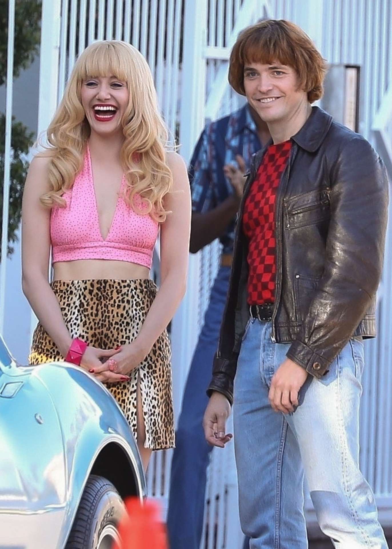 Emmy Rossum Leggy, Filming 'Angelyne' in Los Angeles