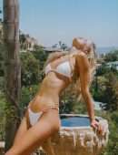 Frida Aasen in Bikini for Beach Bunny Neon Revolution Summer 2021 Campaign