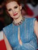 Jessica Chastain at the Premiere of The Eyes of Tammy Faye in Rome