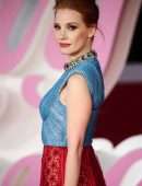 Jessica Chastain at the Premiere of The Eyes of Tammy Faye in Rome