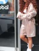 Jesy Nelson at Global Radio Studios in London