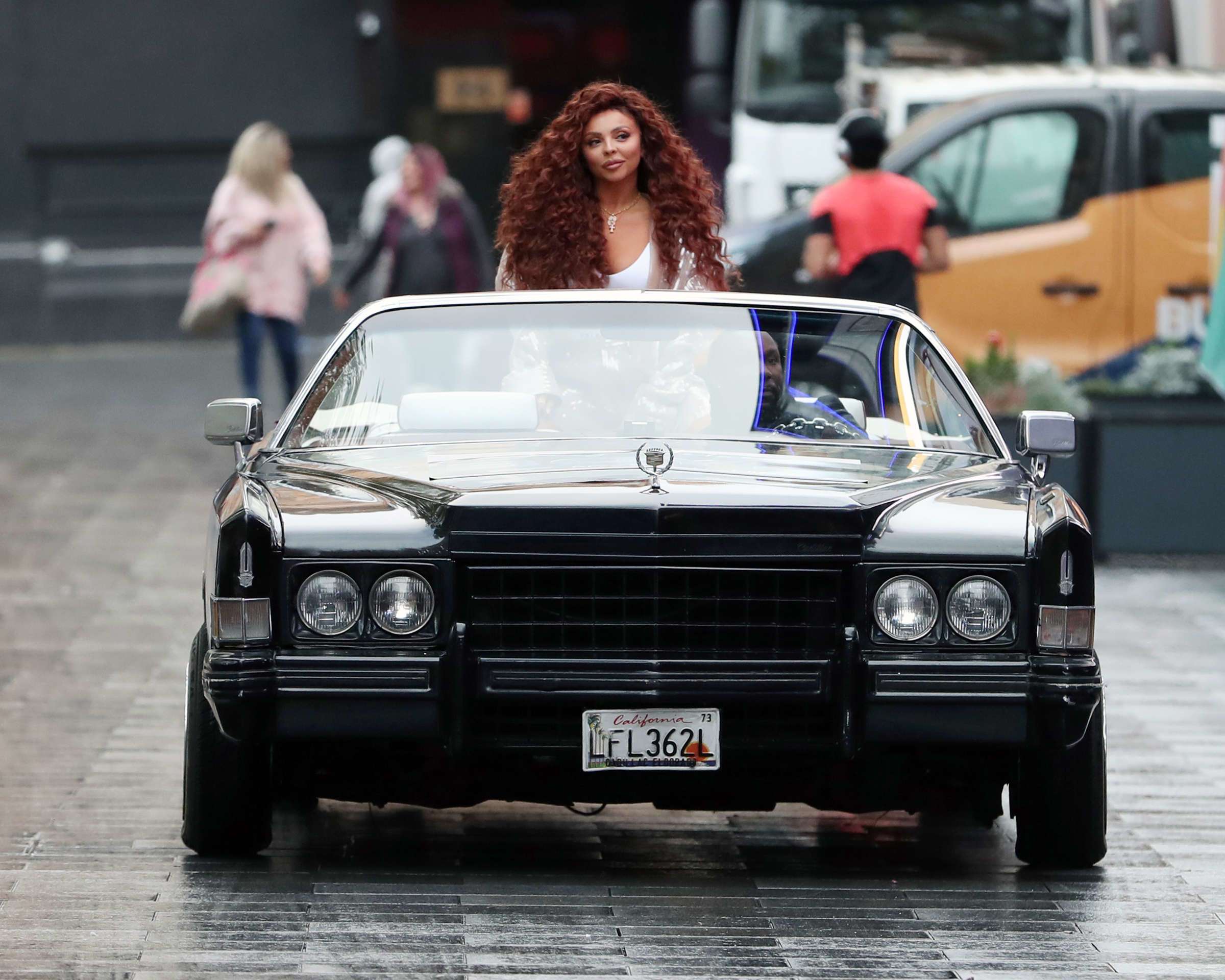 Jesy Nelson at Global Radio Studios in London