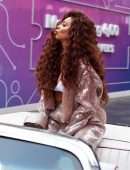 Jesy Nelson at Global Radio Studios in London