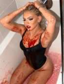 Jordyn Jones Booty in a Bathtub Photoshoot