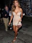 Kara Del Toro Cleavage and Leggy at Craig’s in West Hollywood