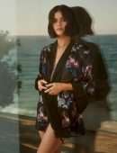 Lucy Hale in a Black Lingerie for for Hunkemoller Campaign