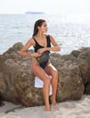 Olivia Culpo Hot in a Swimsuit at “Michael Kors” Photoshoot in Miami