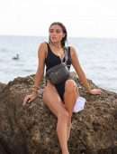Olivia Culpo Hot in a Swimsuit at “Michael Kors” Photoshoot in Miami