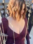 Selena Gomez Cleavage at “Only Murders in the Building” Promo Event in Los Angeles