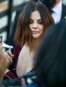 Selena Gomez Cleavage at “Only Murders in the Building” Promo Event in Los Angeles